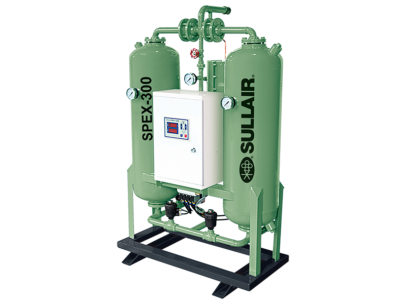 SPRX/SPEX (Heatless/Micro-heat) Series heated/heatless desiccant dryer