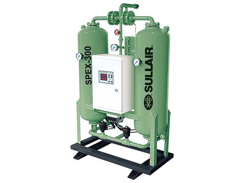 SPRX/SPEX (Heatless/Micro-heat) Series heated/heatless desiccant dryer